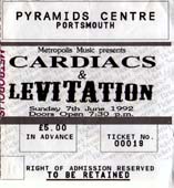 Portsmouth Pyramids Centre 07/06/92 Ticket