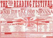 Reading Festival 28/08/92 Ad