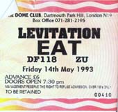Tufnell Park Dome 14/05/93 Ticket